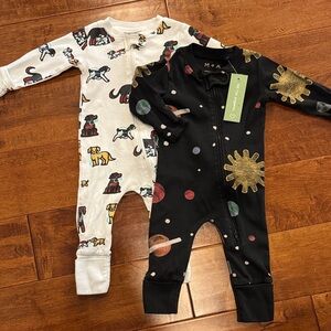 M*A Kids Cosmic and Canine Footie Set